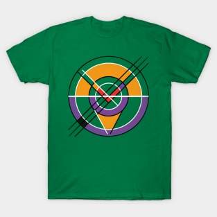 Geometric superhero logo futuristic T-Shirt